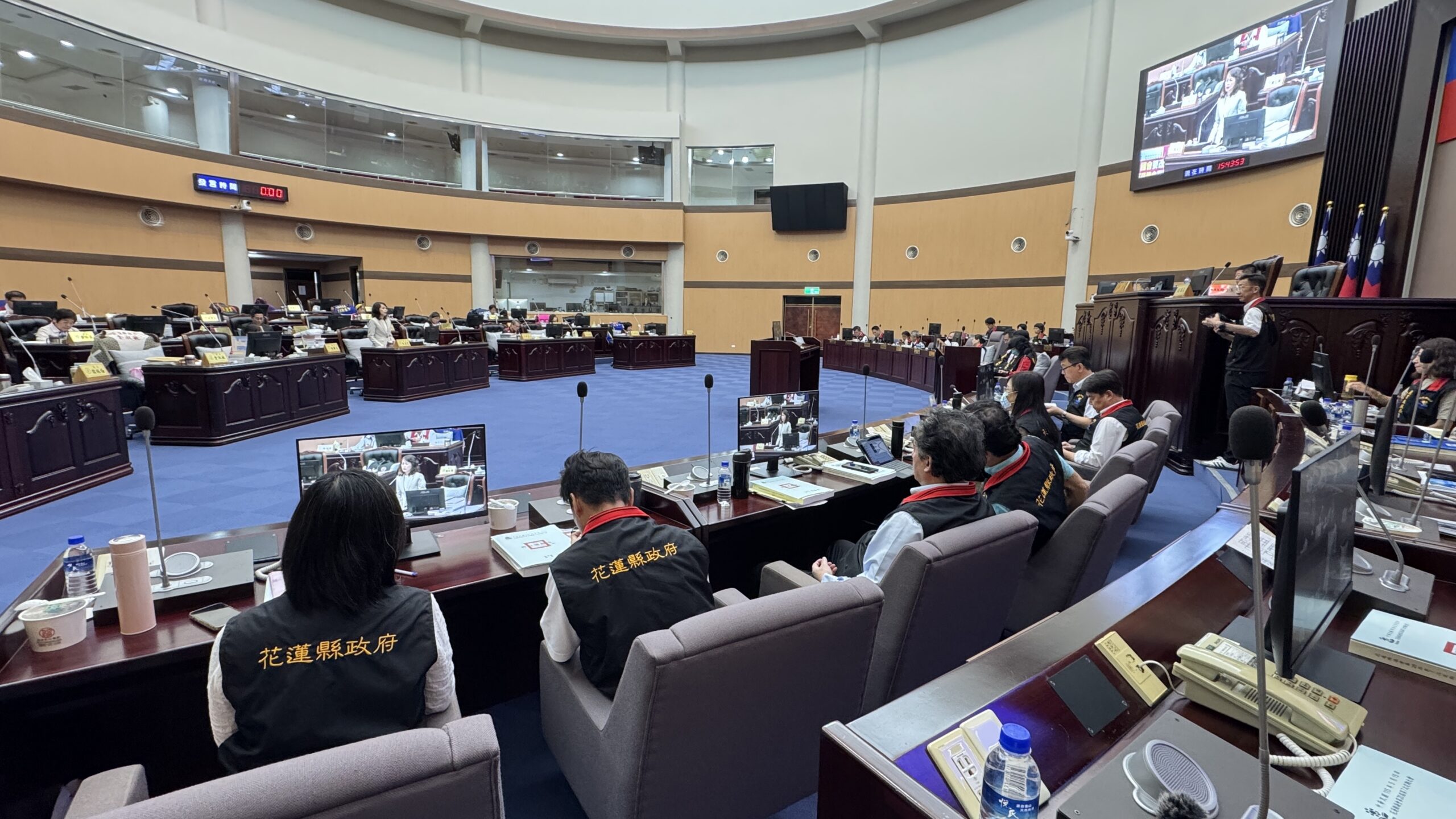 花蓮縣議會第20屆第7次定期大會開議    議員關心鐵路高架化、吉安垃圾場大火與營養午餐弊案疑雲